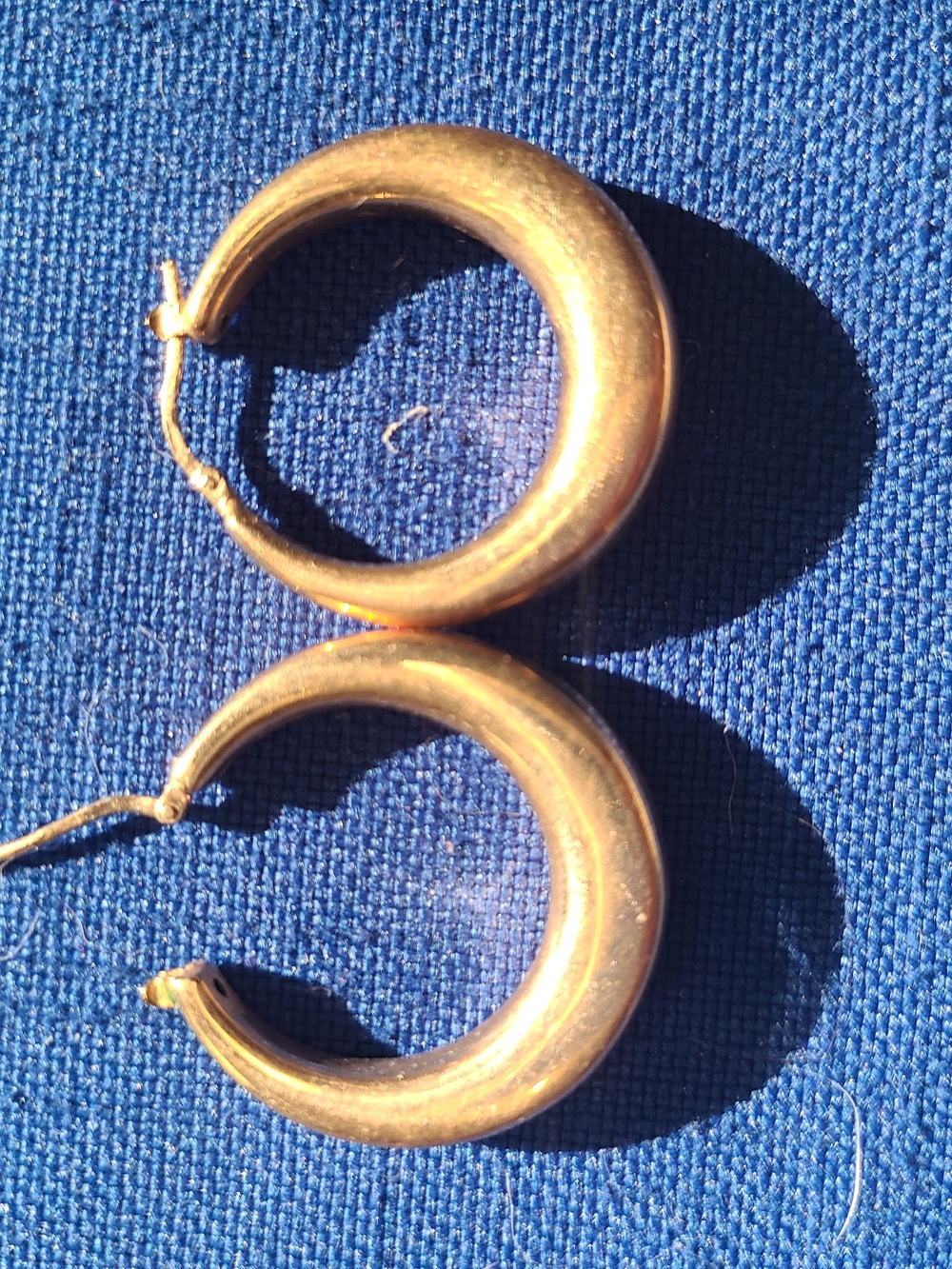 Bronzo Italia 1 Inch Hoop Earrings